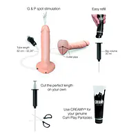 Фалоімітатор, що кінчає Strap-On-Me Squirting Cum Dildo Realistic Flash, діам. 3,9 см, силікон - Master