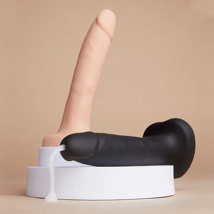 Фалоімітатор, що кінчає Strap-On-Me Squirting Cum Dildo Realistic Flash, діам. 3,9 см, силікон - Master