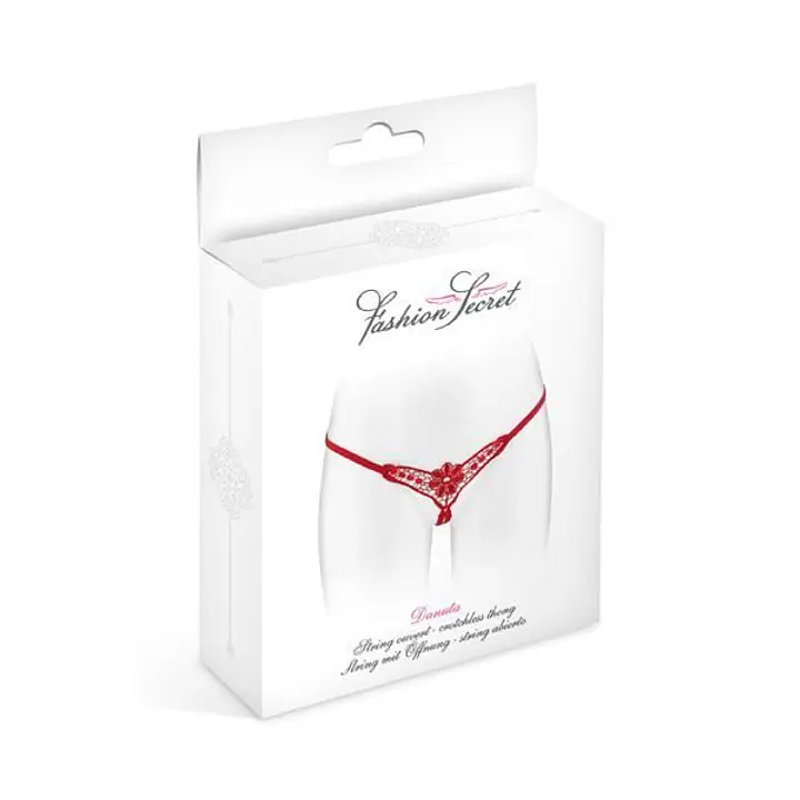 Трусики-стрінги з доступом Fashion Secret DANUTA Red - Master