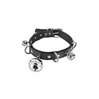 Нашийник c дзвіночками Fetish Tentation Choker Bells, екошкіра - Master