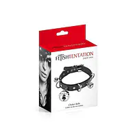 Нашийник c дзвіночками Fetish Tentation Choker Bells, екошкіра - Master