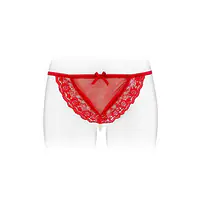 Трусики-стрінги з перлинною ниткою Fashion Secret KATIA Red - Master