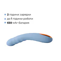 Смарт-вібратор з пульсацією Svakom Ava Neo Cornflower Blue, 15 режимів роботи, водонепроникний - Master