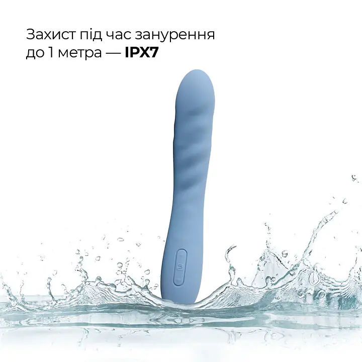 Смарт-вібратор з пульсацією Svakom Ava Neo Cornflower Blue, 15 режимів роботи, водонепроникний - Master