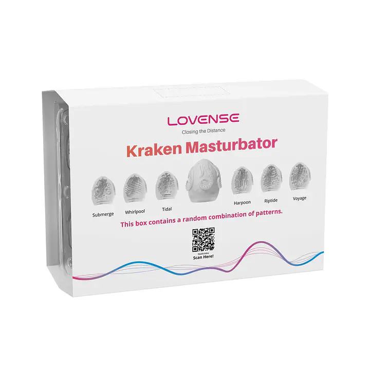 Набір мастурбаторів-яєць Lovense Kraken masturbator egg box, 6 штук, різна текстура - Master