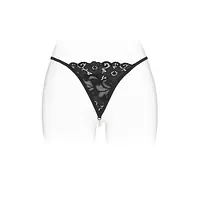 Трусики-стрінги з перлинною ниткою Fashion Secret VENUSINA Black - Master