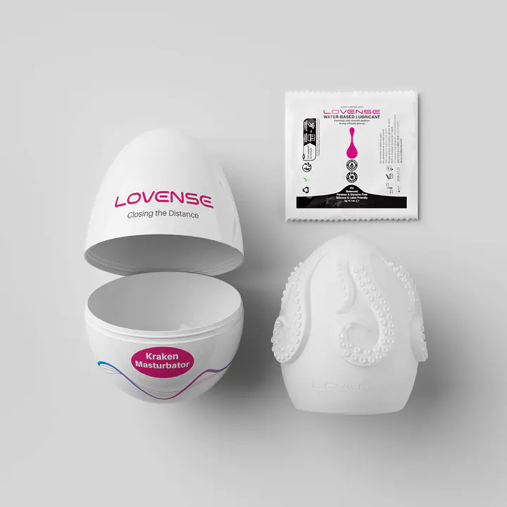 Набір мастурбаторів-яєць Lovense Kraken masturbator egg box, 6 штук, різна текстура - Master