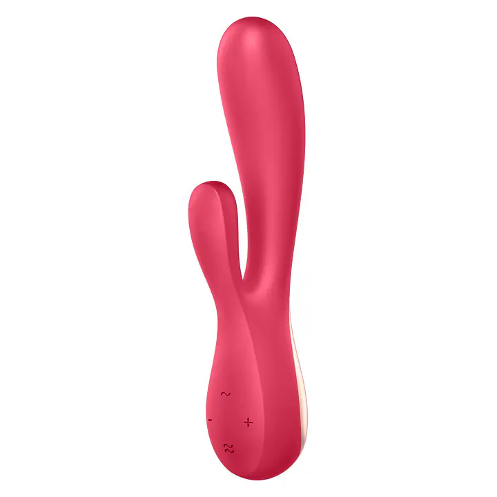 Смарт вібратор-кролик Satisfyer Mono Flex Red, 2 мотори, керування через інтернет - Master