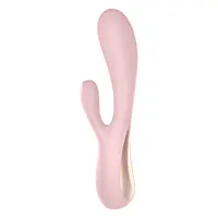 Смарт вібратор-кролик Satisfyer Mono Flex Mauve, 2 мотори, керування через інтернет - Master