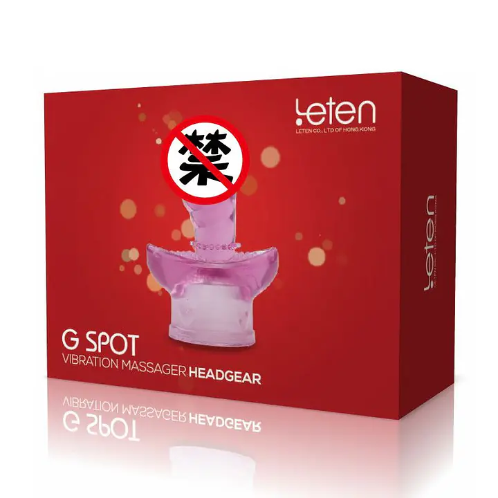 Насадка для вибромассажера Leten G SPOT HEADGEAR - 5 (40 x 92 мм) - Master