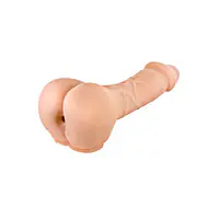 Насадка на член — мастурбатор 2в1 Real Body — Two In One - Master