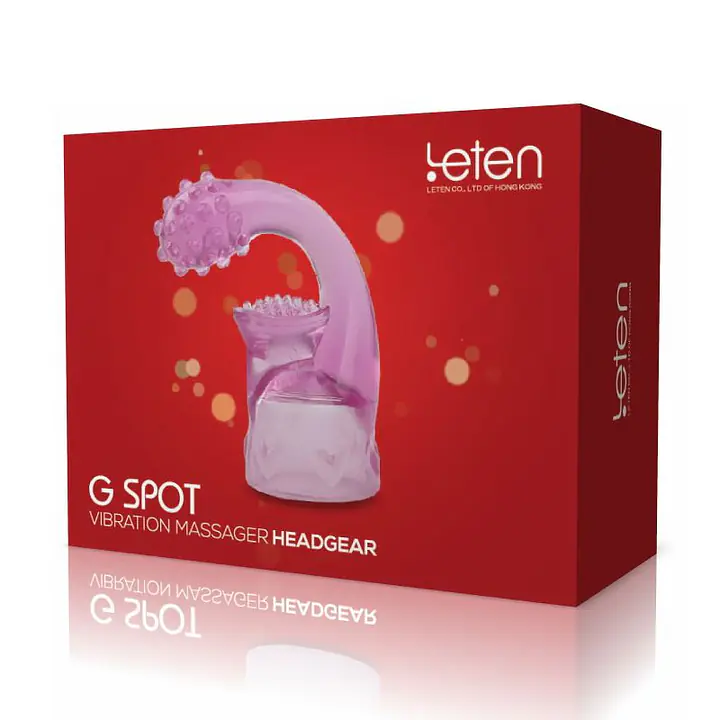 Насадка для вібромасажера Leten G SPOT HEADGEAR - 3 (40 x 82 мм) - Master