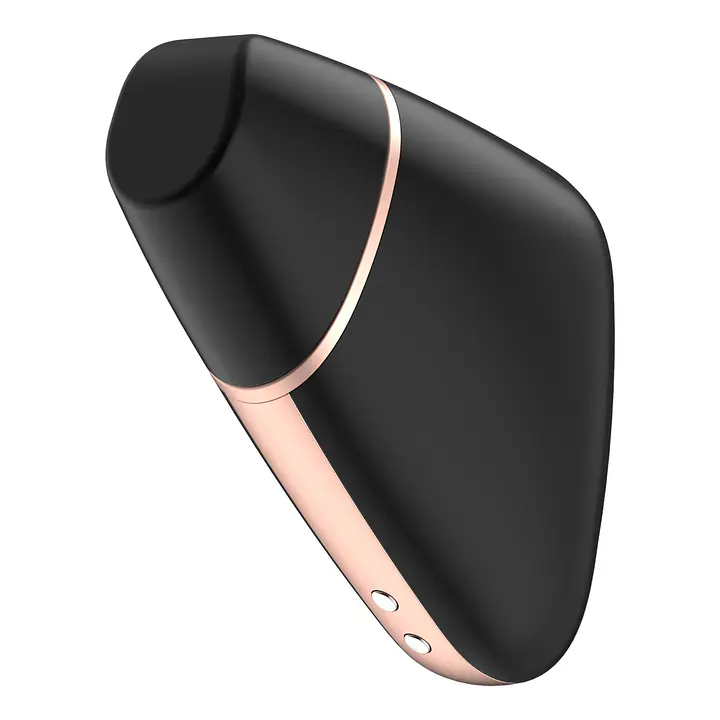 Вакуумний кліторальний стимулятор Satisfyer Love Triangle Black з керуванням через інтернет - Master