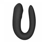 Смарт-вібратор для пар Satisfyer Double Joy Black із широким кліторальним стимулятором - Master