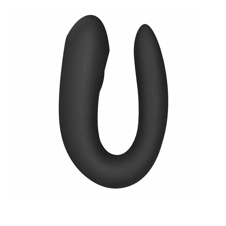 Смарт-вібратор для пар Satisfyer Double Joy Black із широким кліторальним стимулятором - Master
