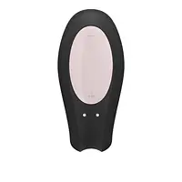 Смарт-вібратор для пар Satisfyer Double Joy Black із широким кліторальним стимулятором - Master