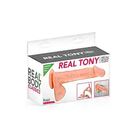 Фалоімітатор Real Body — Real Tony Flash, TPE, діаметр 3,5 см - Master