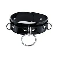 Нашийник для фіксації Feral Feelings - D-Rings Black - Master