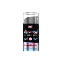 Рідкий вібратор Intt Vibration Bubble Gum (15 мл), густий гель, дуже смачний, діє до 30 хвилин - Master