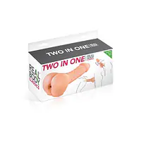 Насадка на член — мастурбатор 2в1 Real Body — Two In One - Master