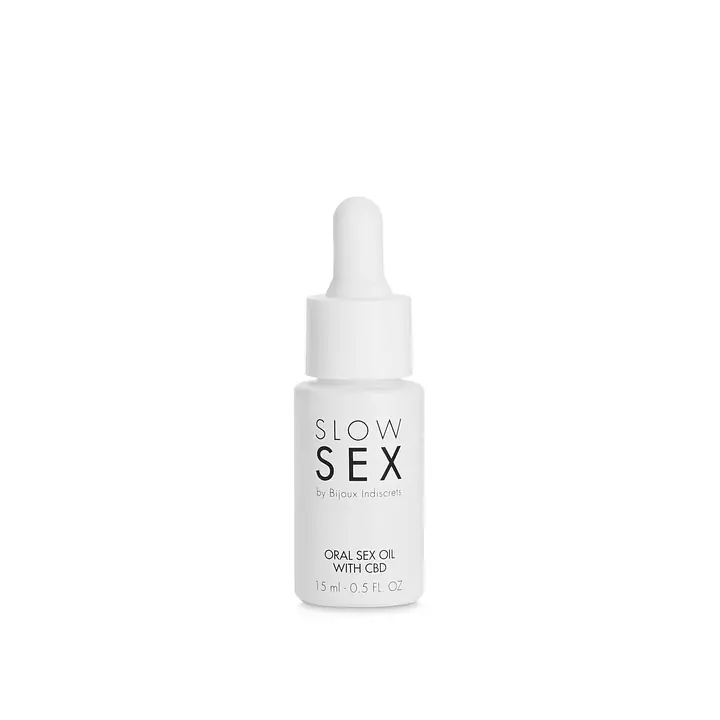 Олія для орального сексу Bijoux Indiscrets Slow Sex Oral Sex Oil CBD (15 мл) - Master