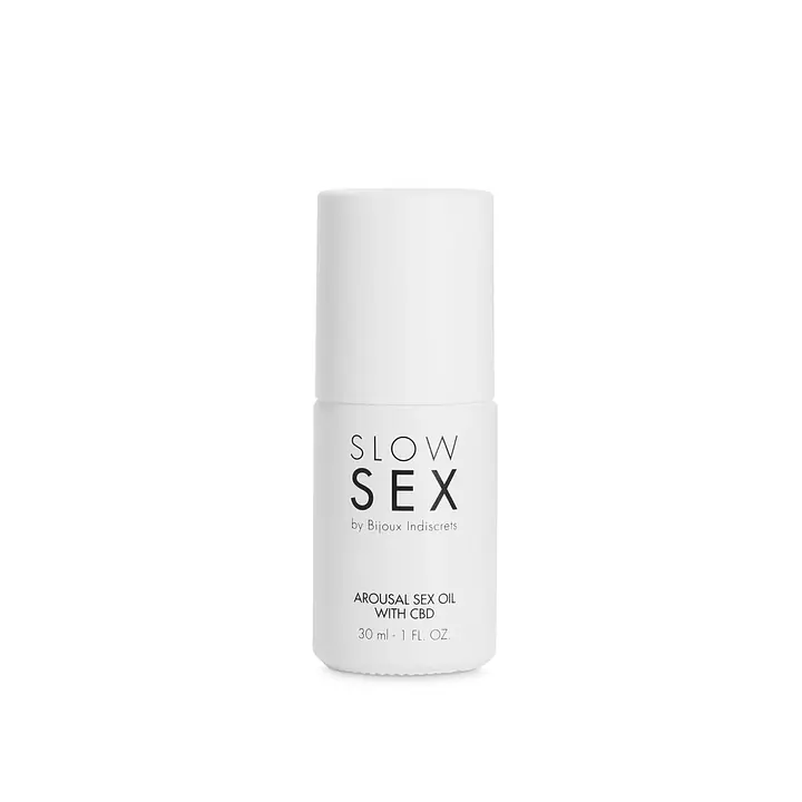 Олія для збудження Bijoux Indiscrets SLOW SEX Arousal Sex Oil CBD (30 мл) - Master