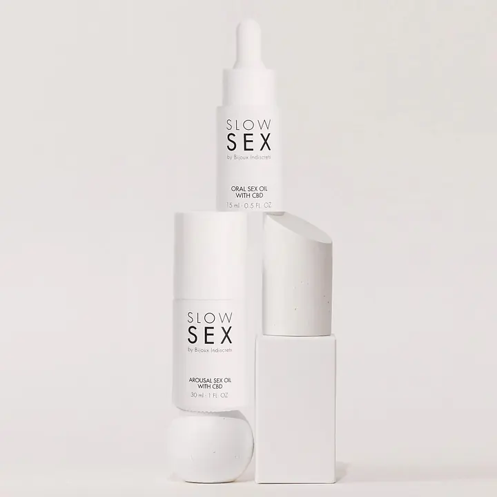Олія для збудження Bijoux Indiscrets SLOW SEX Arousal Sex Oil CBD (30 мл) - Master