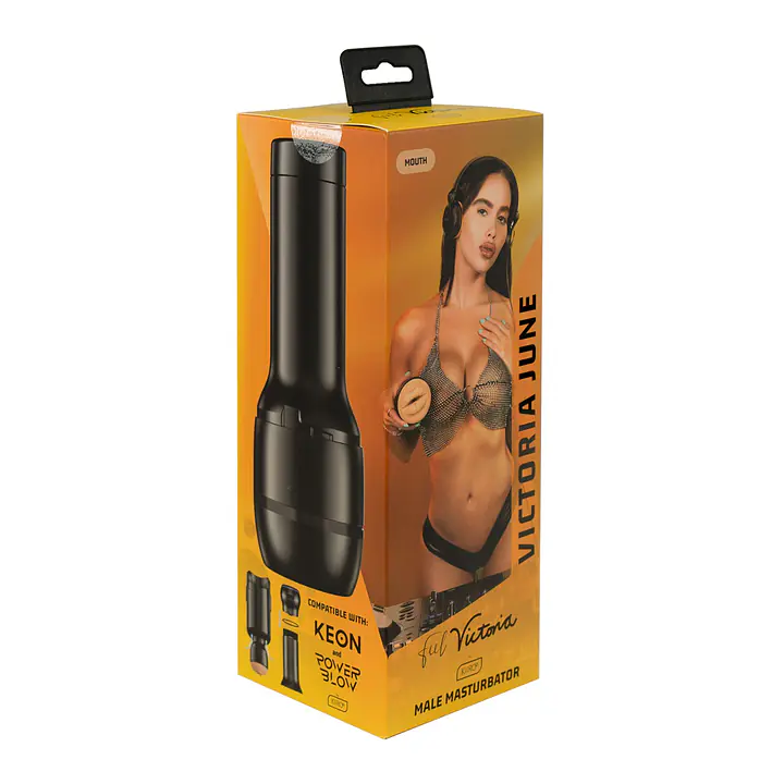 Мастурбатор Kiiroo Feel Victoria June Mouth Stroker PBC сумісний з PowerBlow та Keon - Master