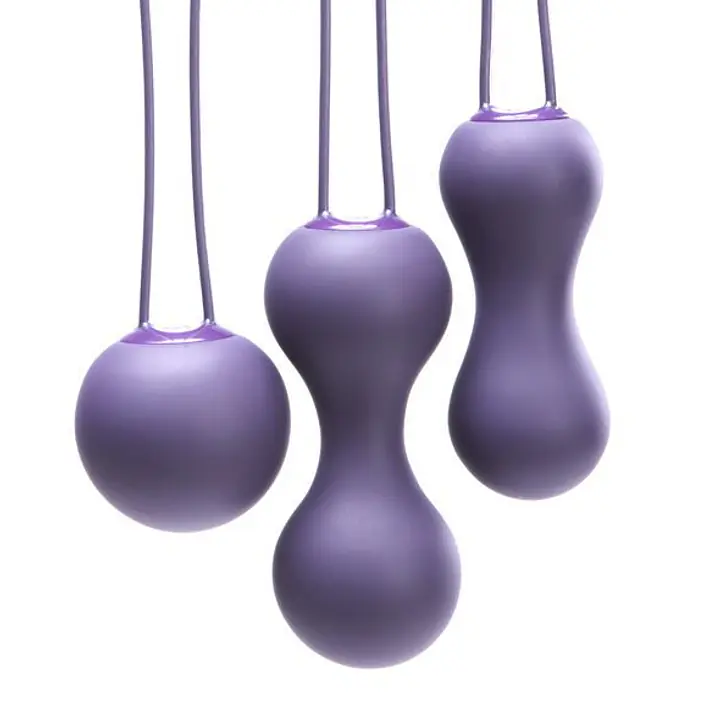 Набір вагінальних кульок Je Joue - Ami Purple, діаметр 3,8-3,3-2,7см, вага 54-71-100гр  + подарунок косметичка - Master