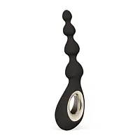 Анальне намисто з вібрацією LELO Soraya Beads Black, різний діаметр намистин, 8 режимів - Master