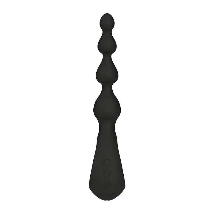 Анальне намисто з вібрацією LELO Soraya Beads Black, різний діаметр намистин, 8 режимів - Master