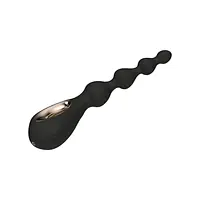 Анальне намисто з вібрацією LELO Soraya Beads Black, різний діаметр намистин, 8 режимів - Master