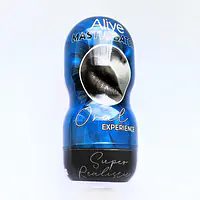 Недорогий мастурбатор ротик Alive Super Realistic Oral - Master