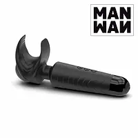 Мастурбатор-вібромасажер Manwan MAN.WAND, відмінно для пар, вібро-мінет, 20 режимів - Master