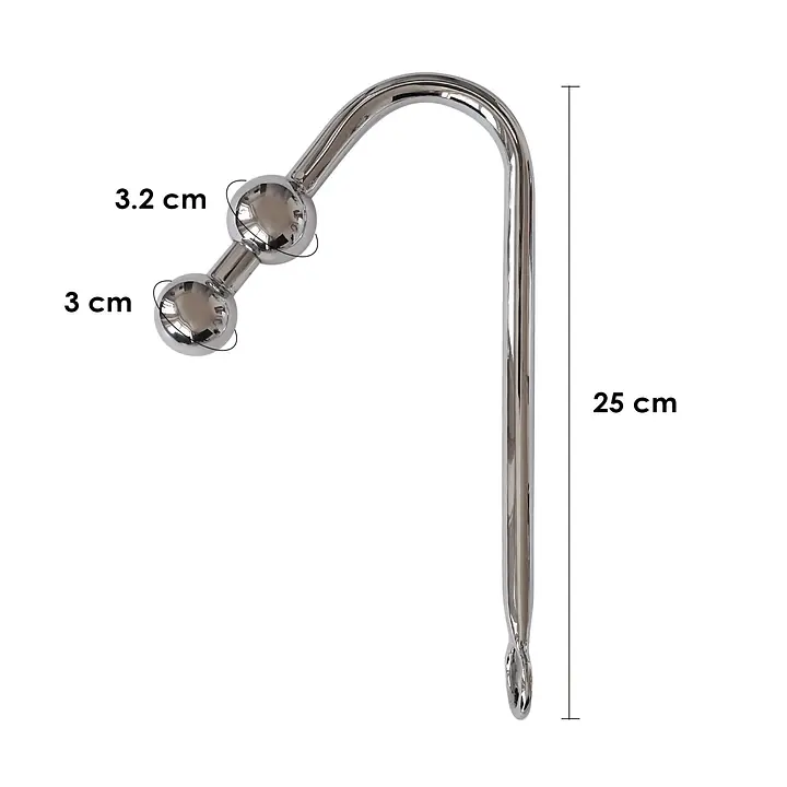 Бондажний набір із металевим анальним гаком №3 Art of Sex Blanca Bondage set with anal hook №3 - Master