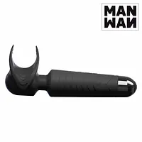 Мастурбатор-вібромасажер Manwan MAN.WAND, відмінно для пар, вібро-мінет, 20 режимів - Master