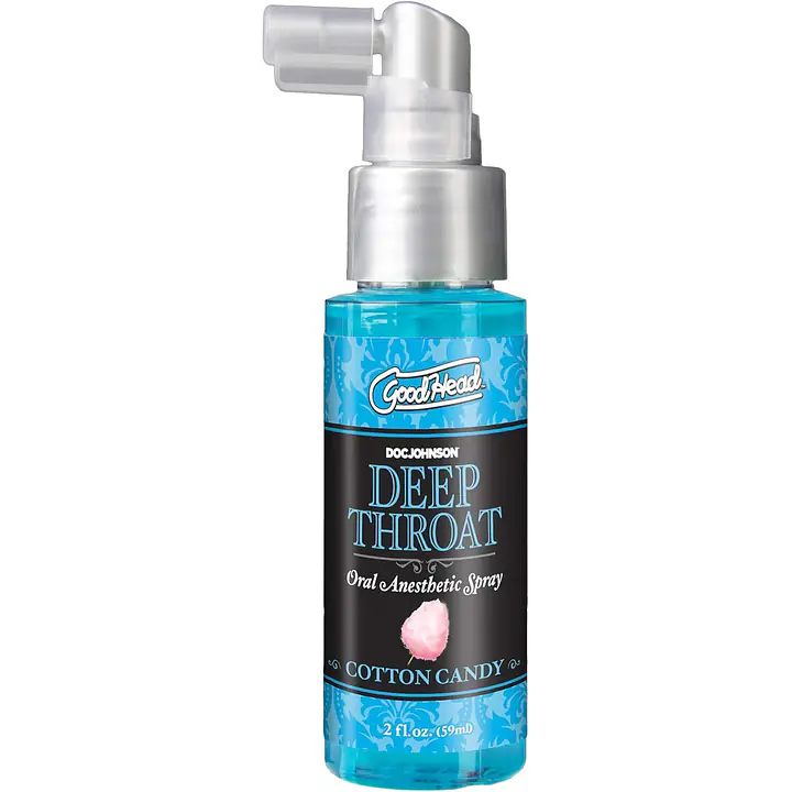 Спрей для мінету Doc Johnson GoodHead DeepThroat Spray - Cotton Candy 59 мл для глибокого мінету - Master