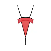 Боді з високим вирізом стегна Passion Exclusive AKITA BODY XXL/XXXL, red - Master