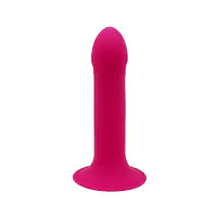 Дилдо з присоскою Adrien Lastic Hitsens 2 Pink, відмінно для страпона, макс. діам. 4см, довж. 16,7см - Master