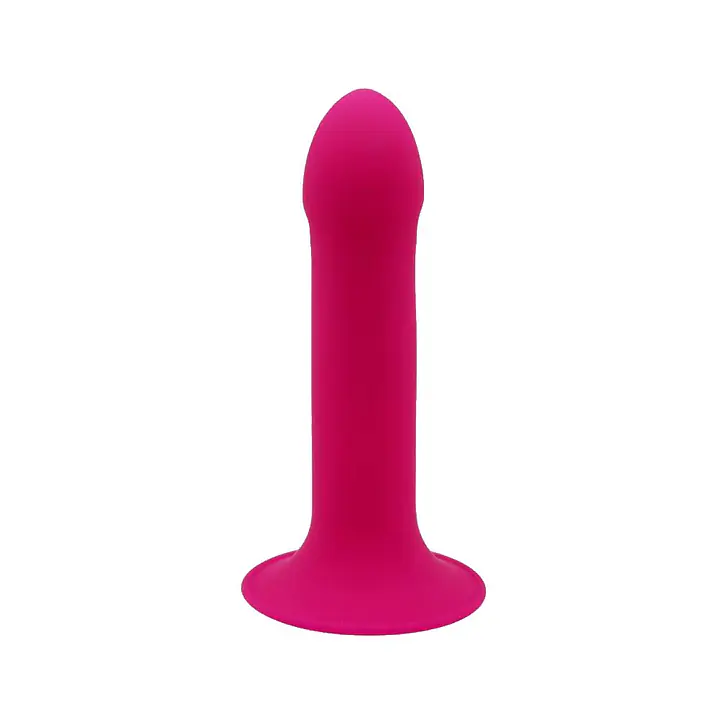 Дилдо з присоскою Adrien Lastic Hitsens 2 Pink, відмінно для страпона, макс. діам. 4см, довж. 16,7см - Master