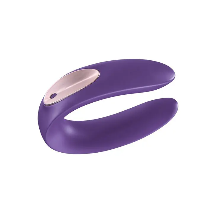 Вібратор для пар Satisfyer Double Plus Remote з пультом ДК та двома моторчиками - Master