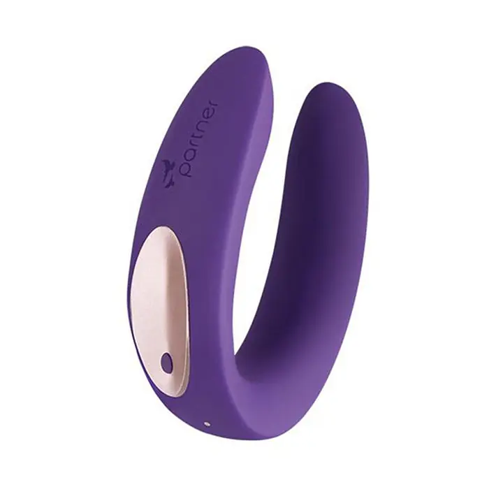 Вібратор для пар Satisfyer Double Plus Remote з пультом ДК та двома моторчиками - Master
