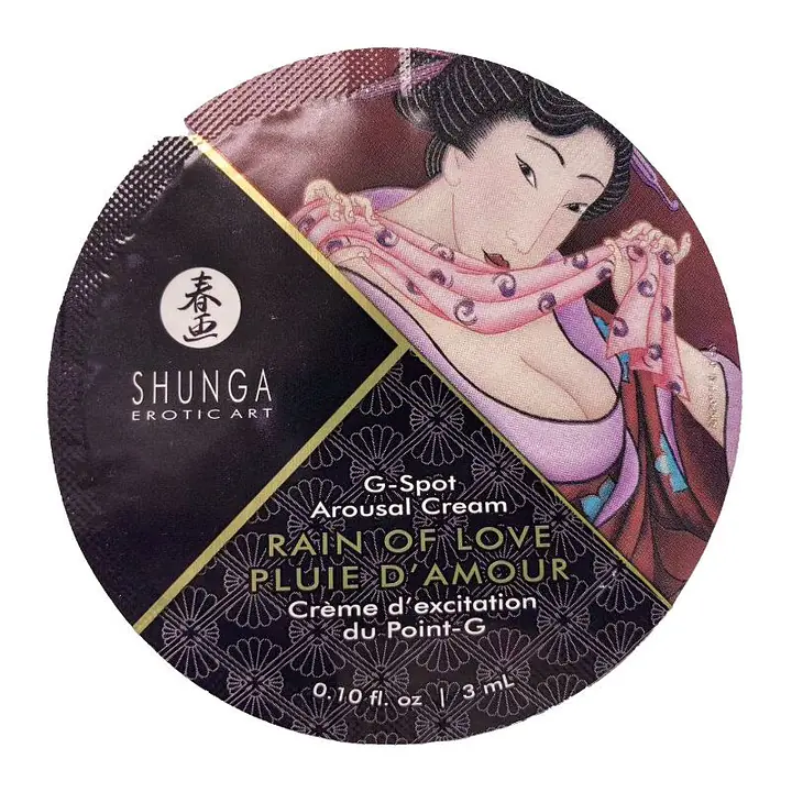 Пробник крема для стимуляции точки G Shunga RAIN OF LOVE (3 мл) - Master