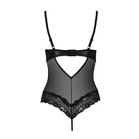 Боді з відкритими грудьми Passion Exclusive NORTH BODY L/XL, black - Master