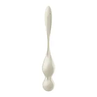 Вагінальні смарт-кульки з вібрацією Satisfyer Love Birds 1 Connect App White, 78 г - Master