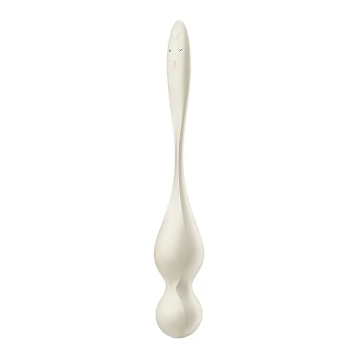 Вагінальні смарт-кульки з вібрацією Satisfyer Love Birds 1 Connect App White, 78 г - Master