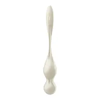 Вагінальні смарт-кульки з вібрацією Satisfyer Love Birds 1 Connect App White, 78 г - Master