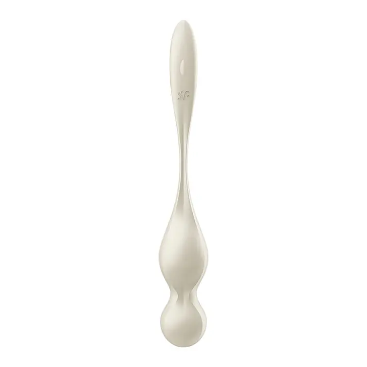 Вагінальні смарт-кульки з вібрацією Satisfyer Love Birds 1 Connect App White, 78 г - Master