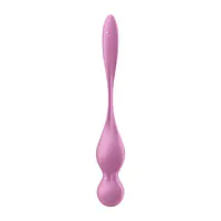Вагінальні смарт-кульки з вібрацією Satisfyer Love Birds 1 Connect App Pink, 78 г - Master
