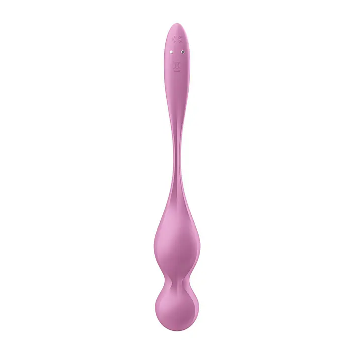 Вагінальні смарт-кульки з вібрацією Satisfyer Love Birds 1 Connect App Pink, 78 г - Master